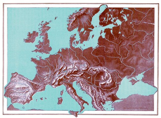 Europe-relief-map